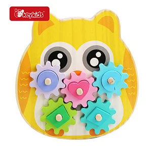 Educational Montessori Wooden Gears Toy For Toddlers W13E251